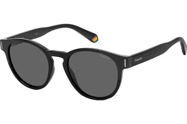 Zonnebril Polaroid PLD6175/S 807/M9 Polarized Ronde Zwart