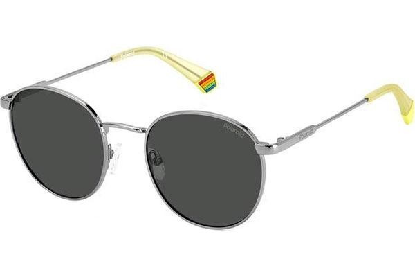 Zonnebril Polaroid PLD6171/S 6LB/M9 Polarized Ronde Zilver