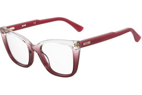 Brillen Moschino MOS603 6XQ Cat Eye Rood