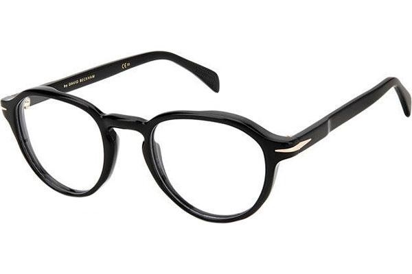 Brillen David Beckham DB7086 807 Ronde Zwart