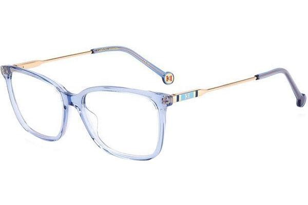 Brillen Carolina Herrera CH0072 MVU Vierkant Blauw