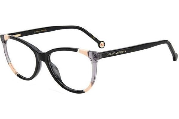 Brillen Carolina Herrera CH0064 KDX Cat Eye Zwart