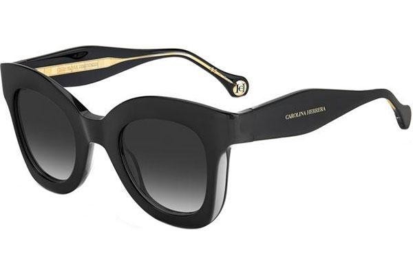 Zonnebril Carolina Herrera CH0014/S 08A/9O Cat Eye Zwart