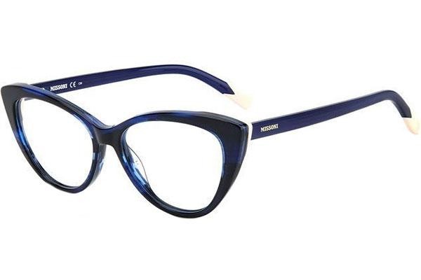 Brillen Missoni MIS0102 38I Cat Eye Blauw