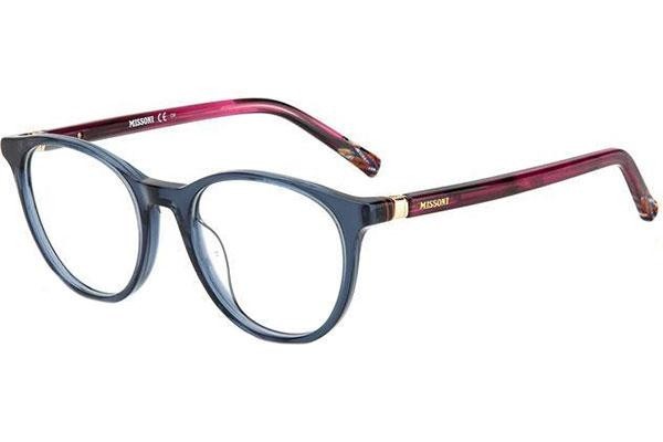 Brillen Missoni MIS0019 3UL Ronde Blauw