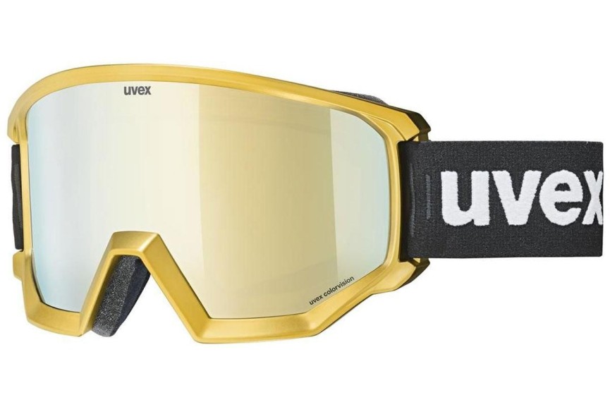 Ski Goggles uvex athletic CV Chrome Gold S2 Panorama | Shield Goud