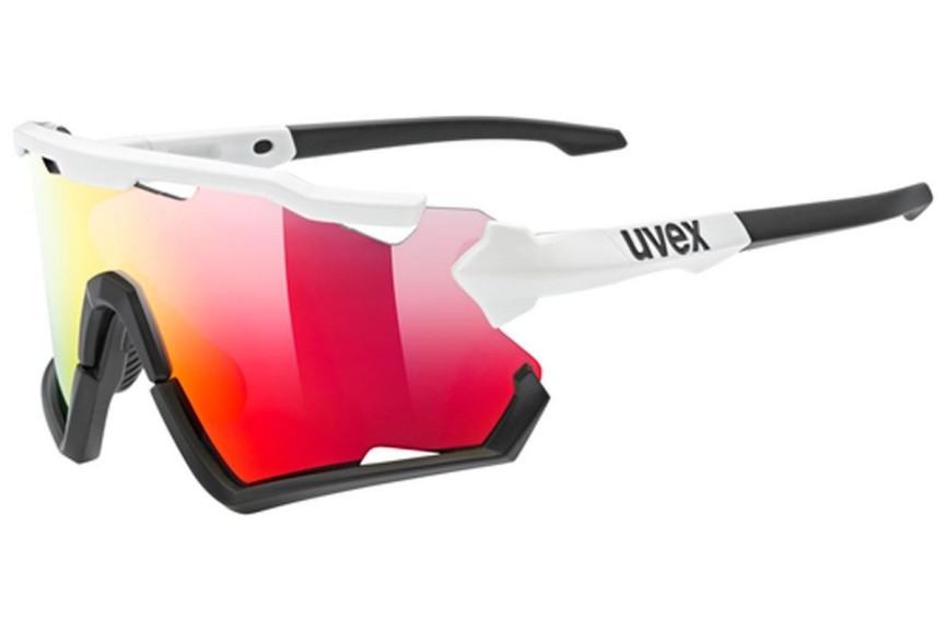 Zonnebril uvex sportstyle 228 White / Black S2 Panorama | Shield Wit