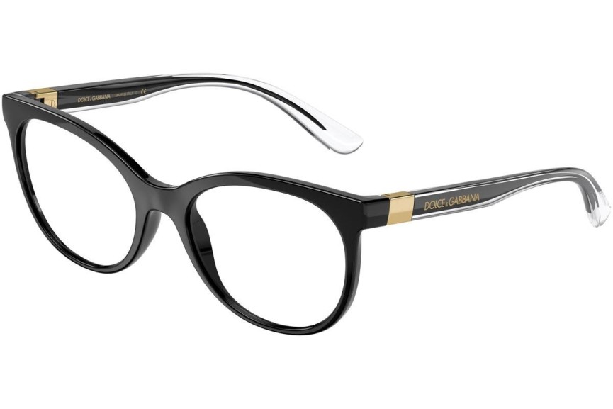 Brillen Dolce & Gabbana DG5084 501 Cat Eye Zwart