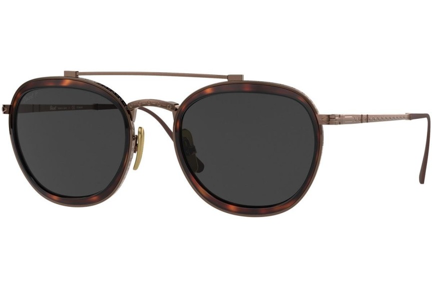 Zonnebril Persol PO5008ST 801648 Polarized Ronde Havana