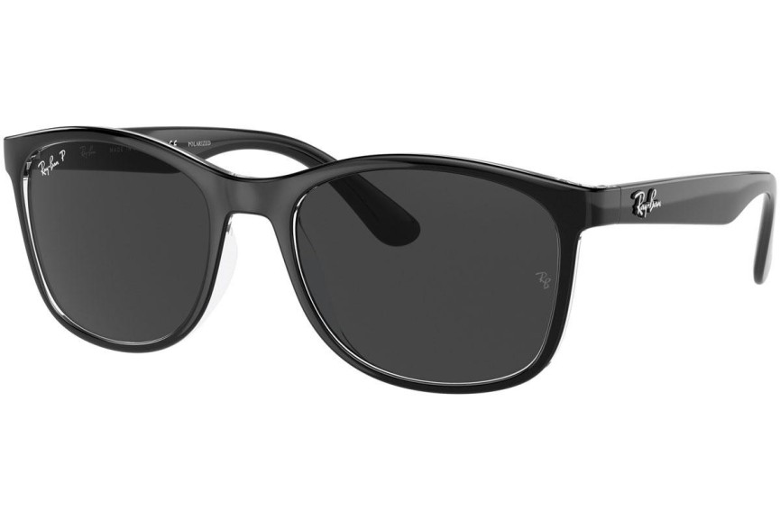 Zonnebril Ray-Ban RB4374 603948 Polarized Vierkant Zwart