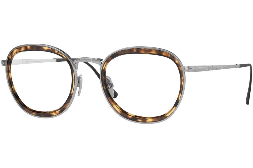 Brillen Persol PO5009VT 8014 Ronde Zilver