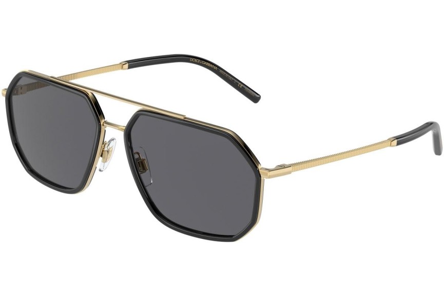 Zonnebril Dolce & Gabbana DG2285 02/81 Polarized Pilot Goud