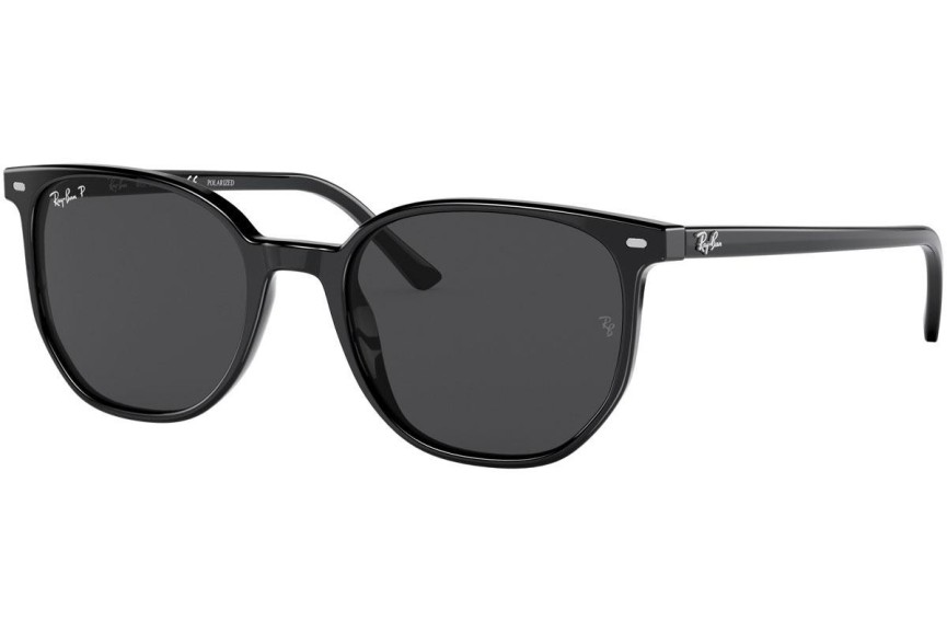 Zonnebril Ray-Ban Elliot RB2197 901/48 Polarized Vierkant Zwart