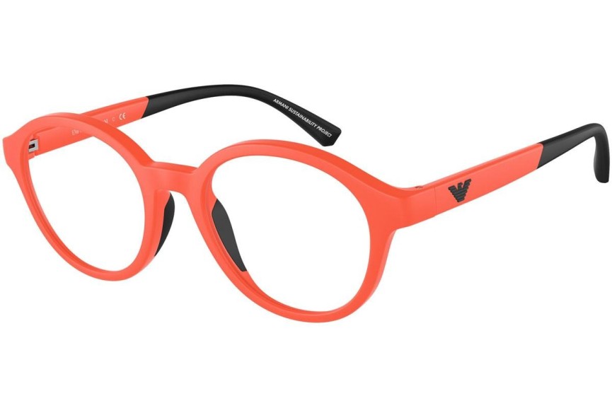 Brillen Emporio Armani EA3202 5932 Ronde Oranje