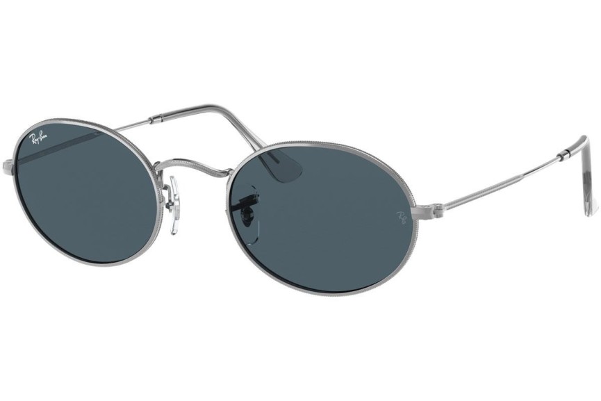 Zonnebril Ray-Ban Oval RB3547 003/R5 Tiny Zilver