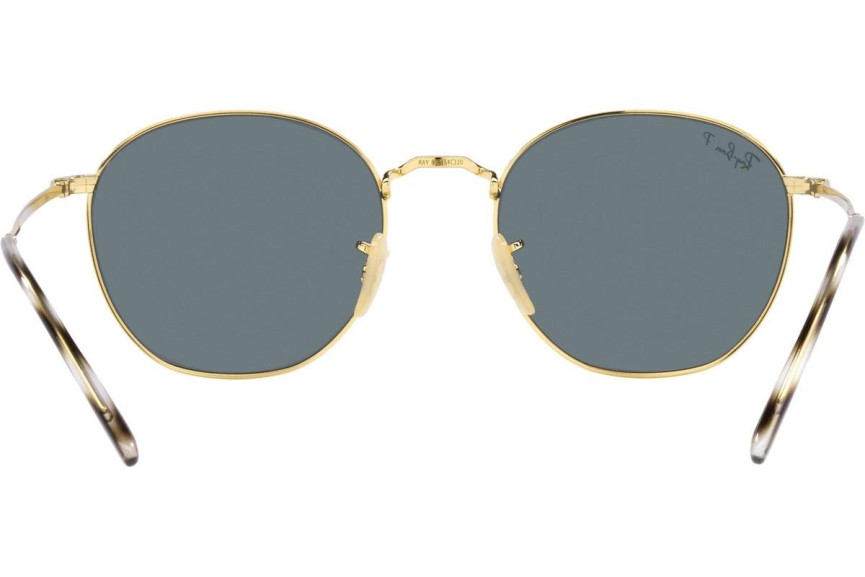 Zonnebril Ray-Ban Rob RB3772 001/3R Polarized Ronde Goud