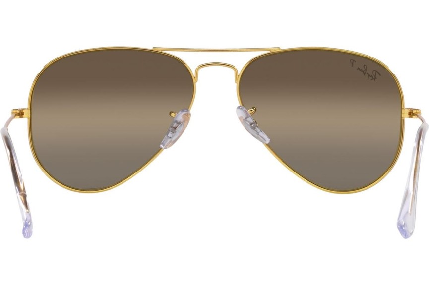 Zonnebril Ray-Ban Aviator Chromance Collection RB3025 9196G5 Polarized Pilot Goud