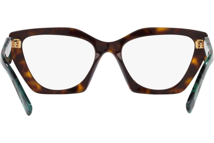 Brillen Prada PR09YV 2AU1O1 Cat Eye Havana