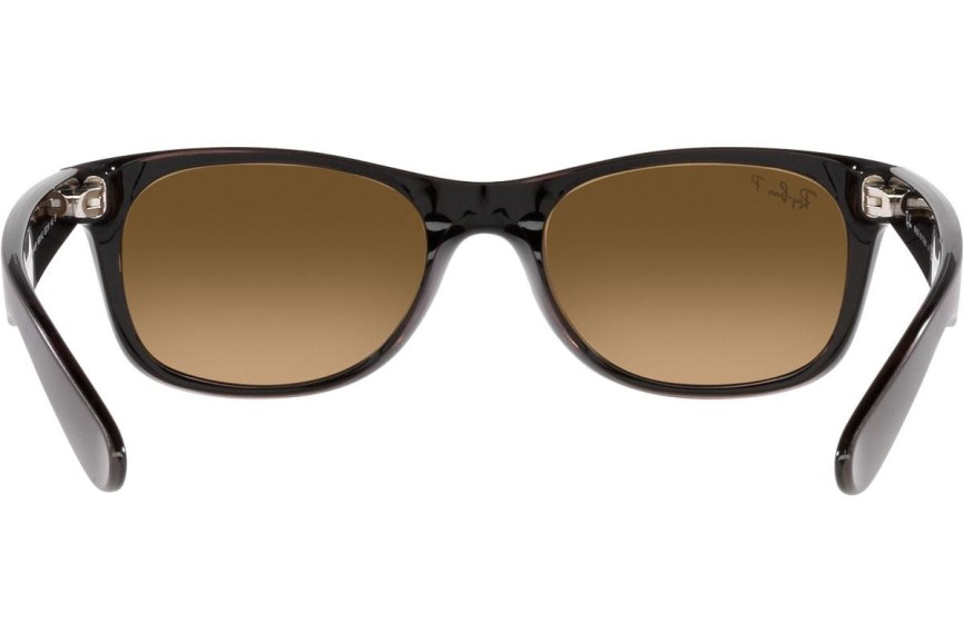 Zonnebril Ray-Ban New Wayfarer RB2132 6608M2 Polarized Vierkant Bruin