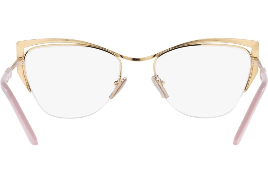 Brillen Prada PR63YV 14A1O1 Cat Eye Goud