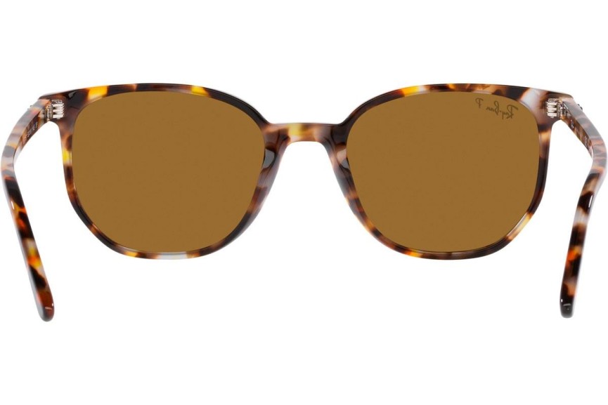 Zonnebril Ray-Ban Elliot RB2197 135757 Polarized Vierkant Havana