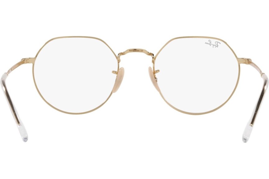 Brillen Ray-Ban Jack RX6465 3137 Ronde Goud