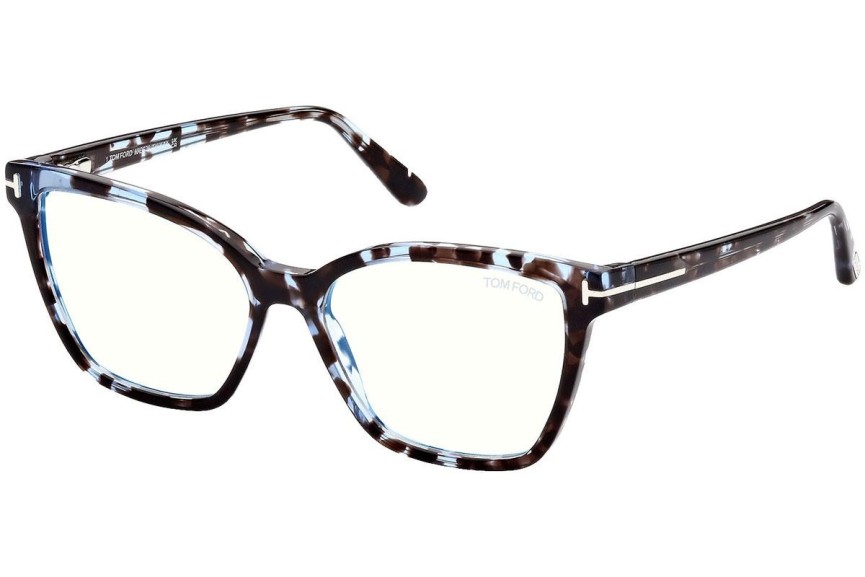 Brillen Tom Ford FT5812-B 055 Cat Eye Blauw