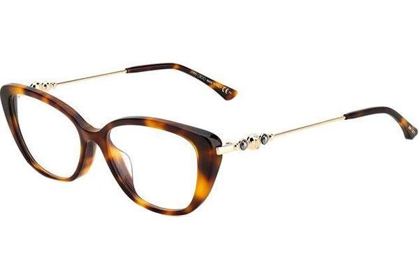 Brillen Jimmy Choo JC337/G 086 Cat Eye Havana