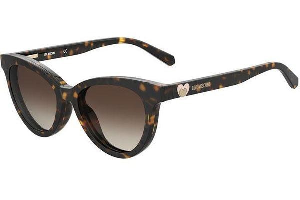 Brillen Love Moschino MOL051/CS 086/HA Cat Eye Havana