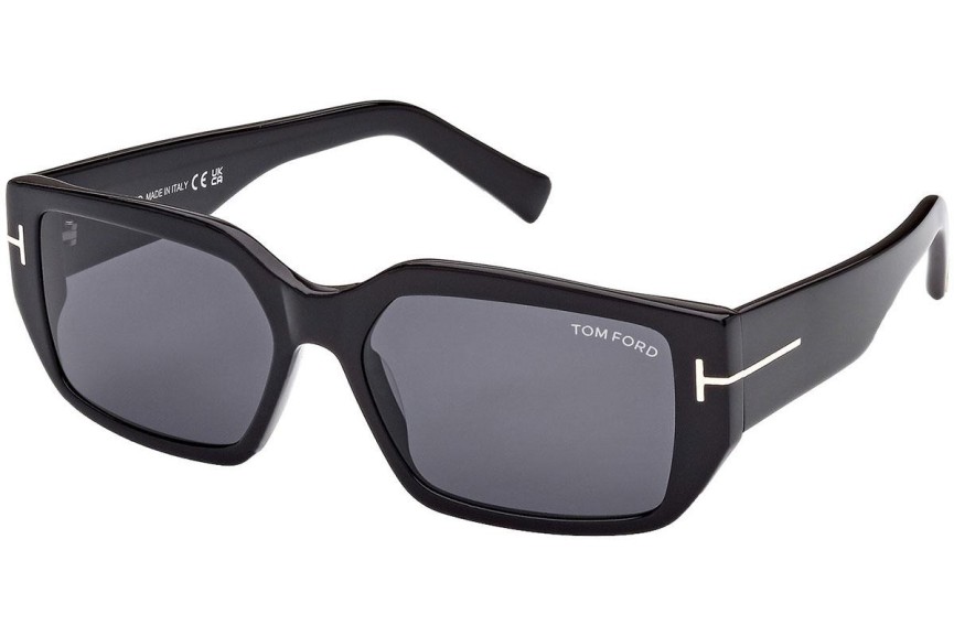 Zonnebril Tom Ford FT0989 01A Vierkant Zwart