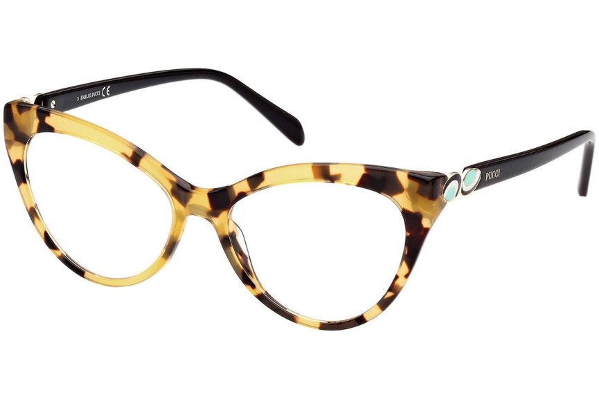 Brillen Emilio Pucci EP5196 055 Cat Eye Havana