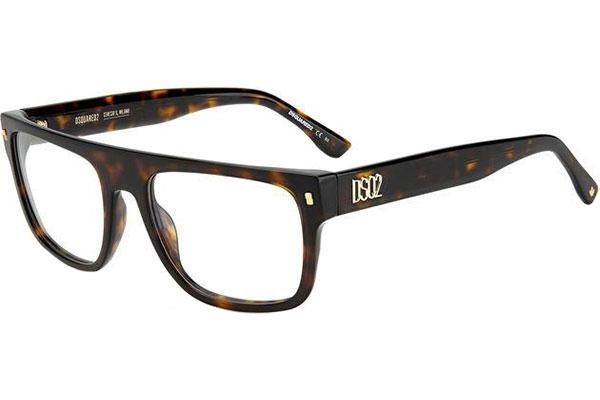 Brillen Dsquared2 D20036 086 Flat Top Havana