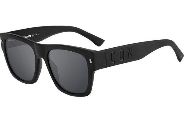 Zonnebril Dsquared2 ICON0004/S 003/T4 Vierkant Zwart