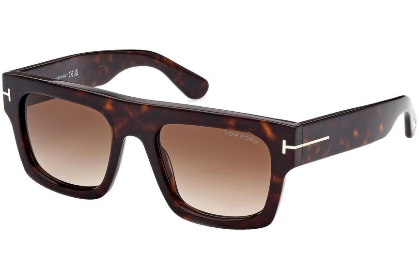 Zonnebril Tom Ford Fausto FT0711 52F Flat Top Havana