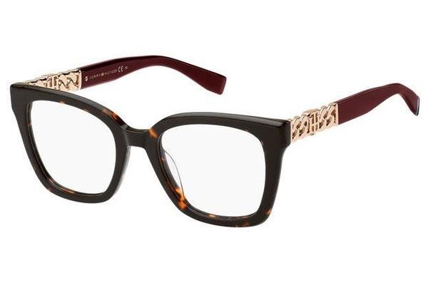 Brillen Tommy Hilfiger TH1906 0UC Cat Eye Havana