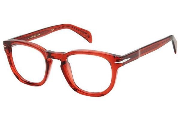 Brillen David Beckham DB7050 C9A Vierkant Rood