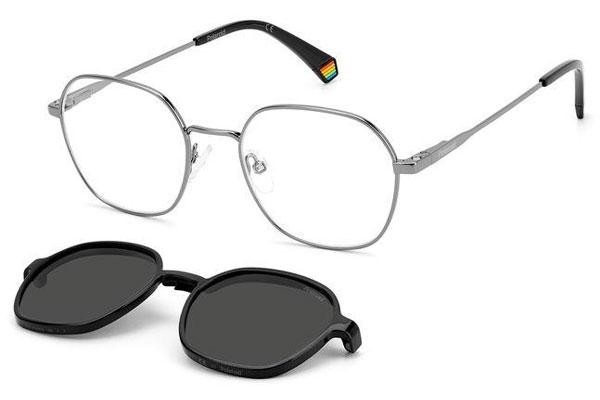 Brillen Polaroid PLD6184/CS V81/M9 Polarized Vierkant Zilver