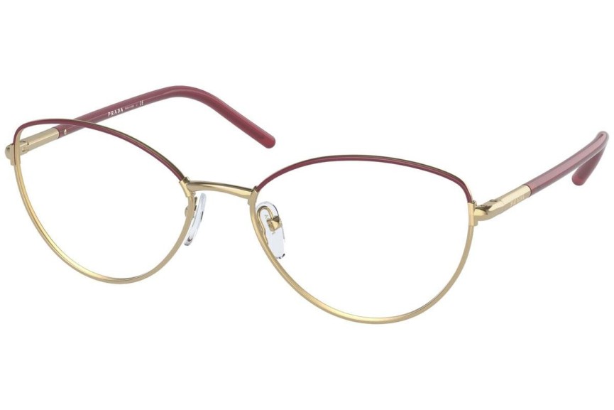 Brillen Prada PR62WV FHX1O1 Cat Eye Rood