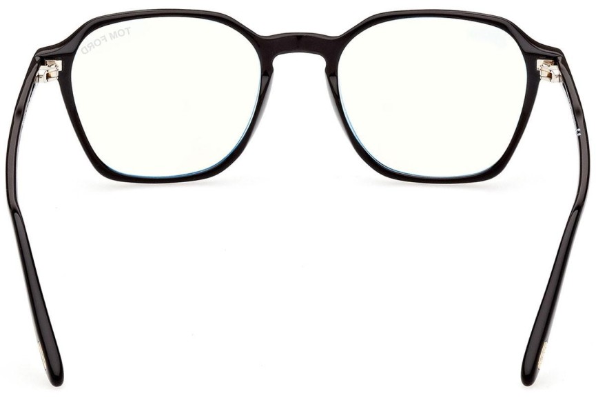 Brillen Tom Ford FT5804-B 001 Vierkant Zwart