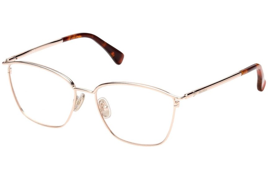 Brillen Max Mara MM5056 028 Rechthoekige Goud