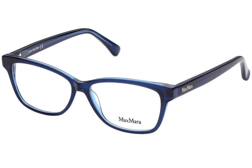 Brillen Max Mara MM5013 092 Rechthoekige Blauw