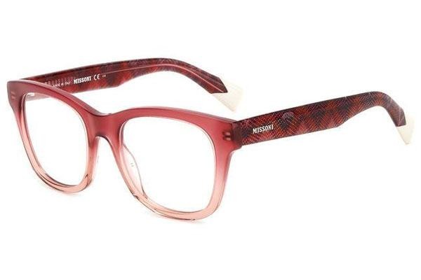 Brillen Missoni MIS0104 8CQ Vierkant Rood