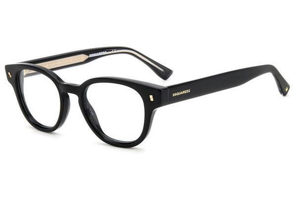 Brillen Dsquared2 D20057 807 Ronde Zwart