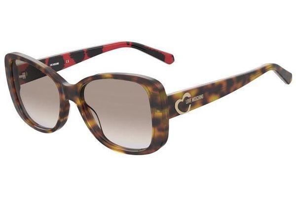 Zonnebril Love Moschino MOL054/S GCR/HA Cat Eye Havana