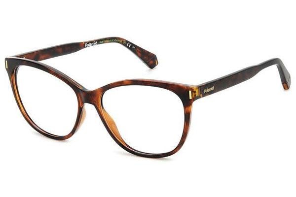 Brillen Polaroid PLDD463 086 Cat Eye Havana