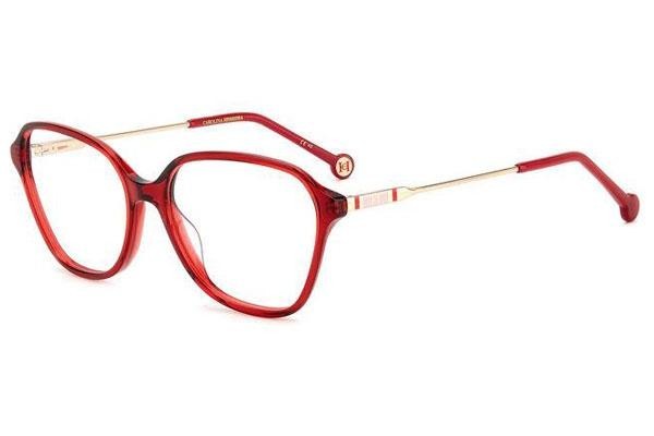 Brillen Carolina Herrera HER0117 C9A Vierkant Rood