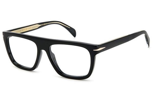 Brillen David Beckham DB7096 807 Flat Top Zwart