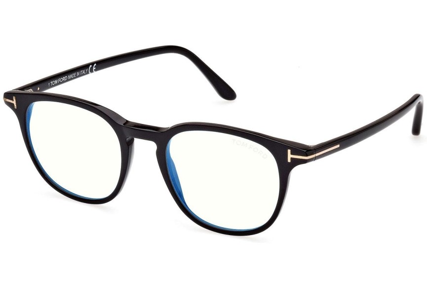 Brillen Tom Ford FT5832-B 001 Ronde Zwart