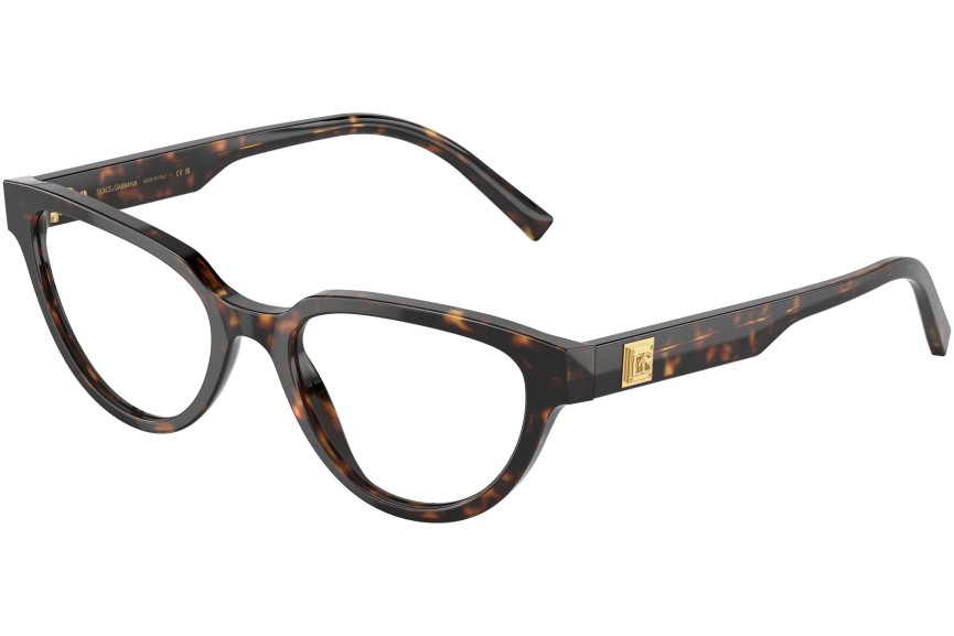 Brillen Dolce & Gabbana DG3358 502 Cat Eye Havana