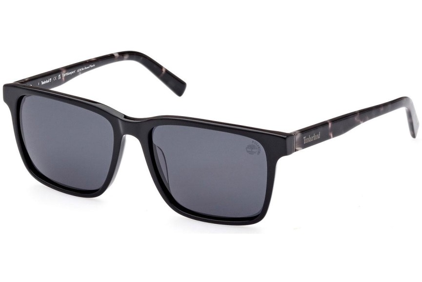 Zonnebril Timberland TB9306 01D Polarized Vierkant Zwart